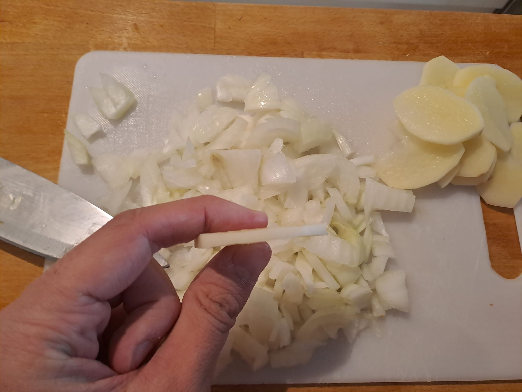 Potato thickness