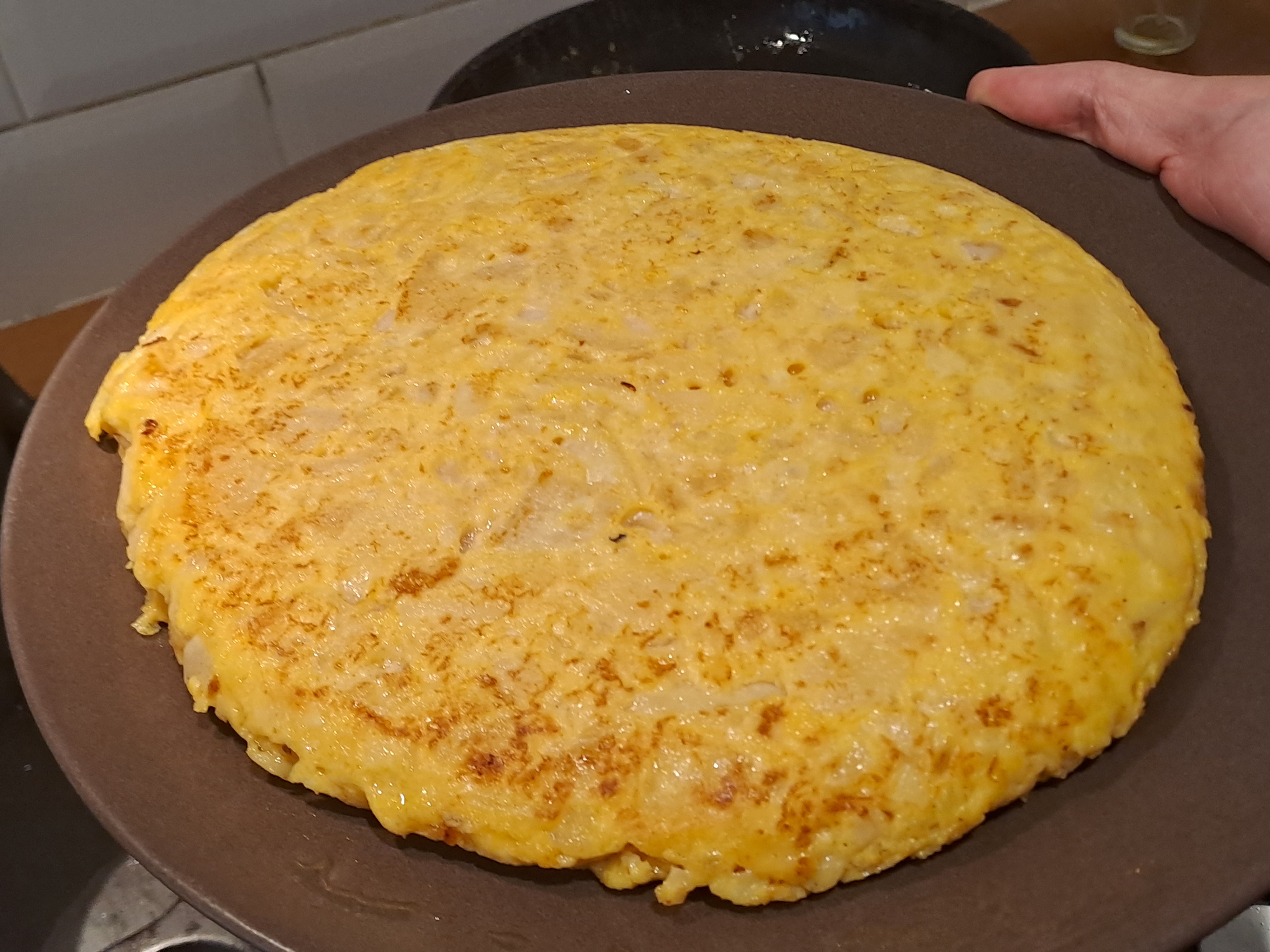 Tortilla en sarten